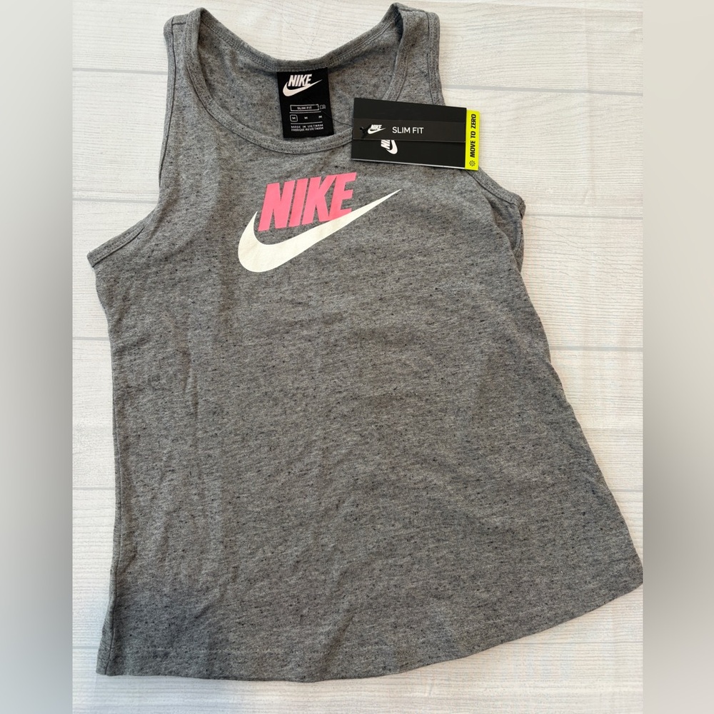 Nike girls Gray and Pink Tank Top